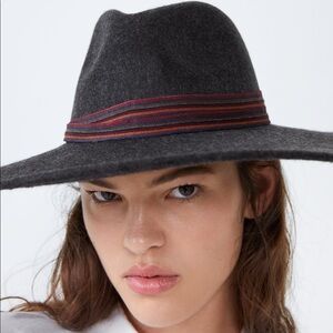 ZARA BNWT Banded Wool Hat
